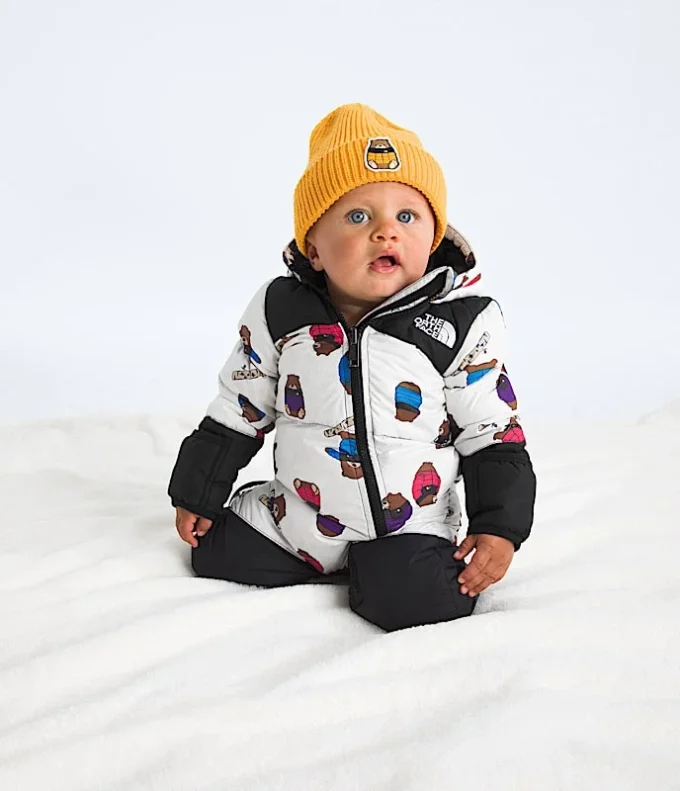 Baby 1996 Retro Nuptse One-Piece—Stampa Baby 1996 Retro Nuptse One-Piece—Stampa