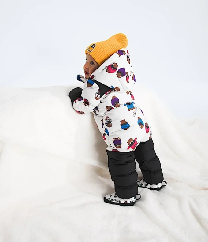 Baby 1996 Retro Nuptse One-Piece—Stampa Baby 1996 Retro Nuptse One-Piece—Stampa