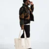 Borsa tote in cotone circolare Borsa tote in cotone circolare