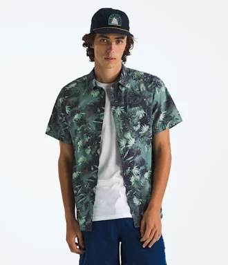 Camicia da uomo a maniche corte con motivo Baytrail