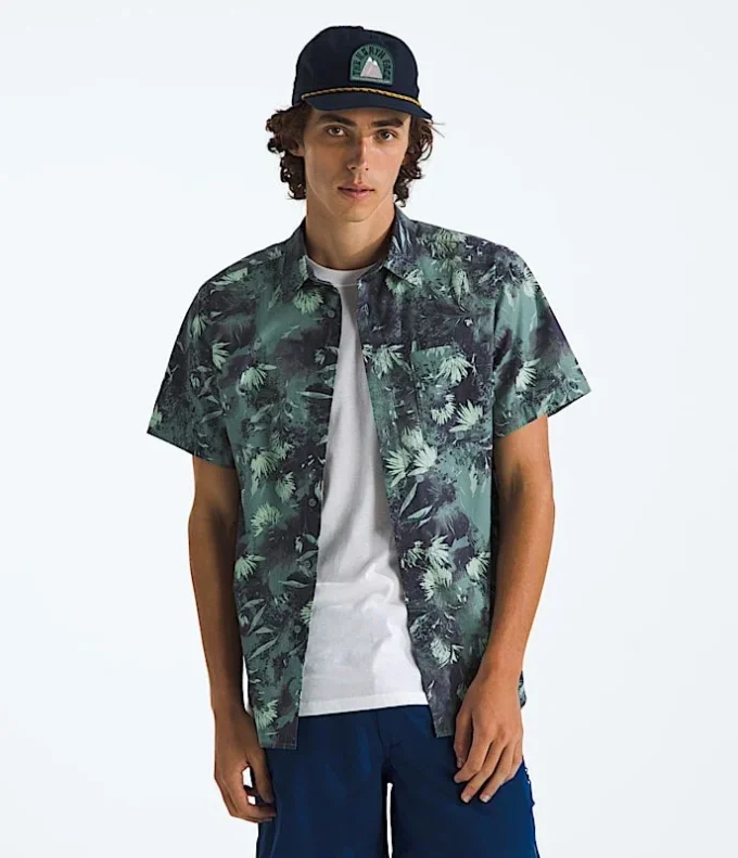 Camicia da uomo a maniche corte con motivo Baytrail Camicia da uomo a maniche corte con motivo Baytrail