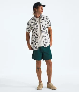 Camicia da uomo a maniche corte con motivo Baytrail