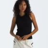 Canotta slim a costine da donna Canotta slim a costine da donna