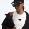 Canotta slim a costine da donna Canotta slim a costine da donna