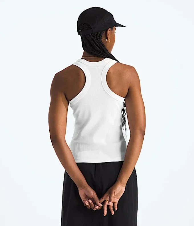 Canotta slim a costine da donna Canotta slim a costine da donna