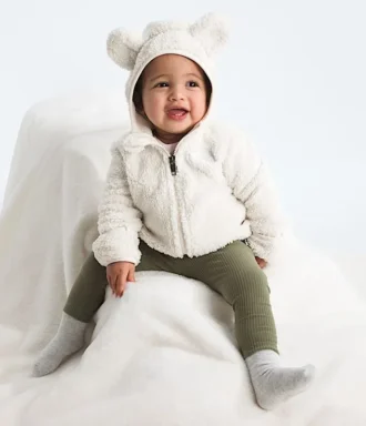 Felpa con cappuccio e zip integrale Baby Campshire