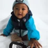 Felpa con cappuccio e zip integrale Baby Glacier Felpa con cappuccio e zip integrale Baby Glacier