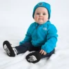 Felpa con cappuccio e zip integrale Baby Glacier Felpa con cappuccio e zip integrale Baby Glacier