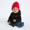 Felpa con cappuccio e zip integrale Baby Glacier Felpa con cappuccio e zip integrale Baby Glacier