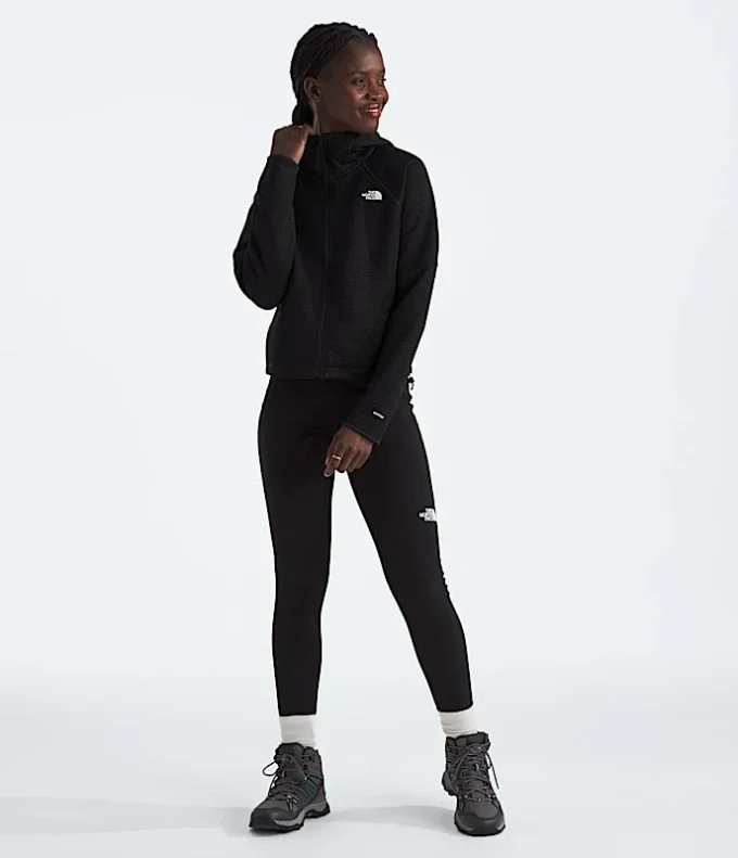 Felpa con cappuccio e zip integrale DOTKNIT™ Thermal da donna Felpa con cappuccio e zip integrale DOTKNIT™ Thermal da donna