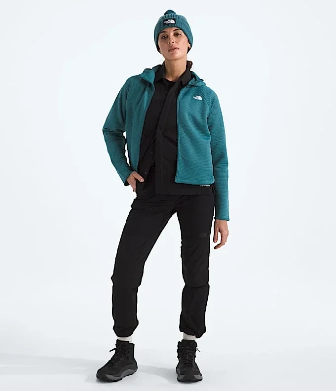 Felpa con cappuccio e zip integrale DOTKNIT™ Thermal da donna Felpa con cappuccio e zip integrale DOTKNIT™ Thermal da donna
