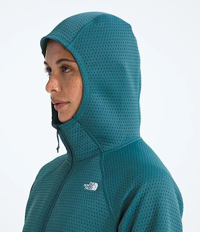 Felpa con cappuccio e zip integrale DOTKNIT™ Thermal da donna Felpa con cappuccio e zip integrale DOTKNIT™ Thermal da donna