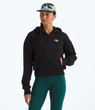 Felpa con cappuccio e zip integrale Evolution da donna