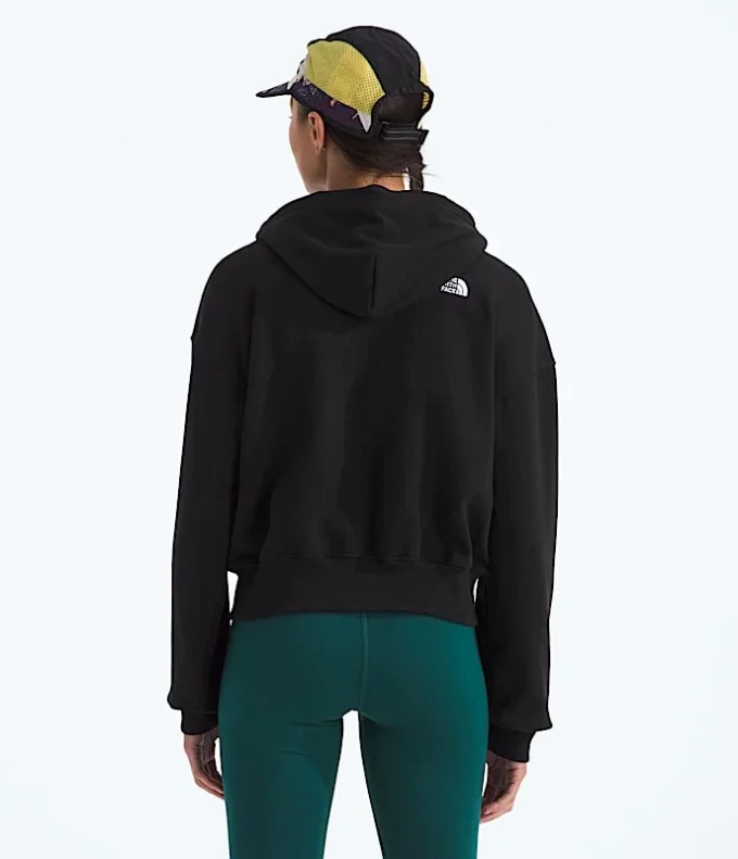 Felpa con cappuccio e zip integrale Evolution da donna