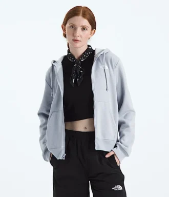 Felpa con cappuccio e zip integrale Evolution Simple Dome da donna