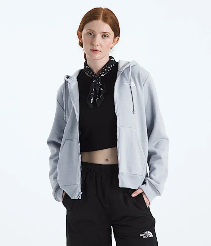 Felpa con cappuccio e zip integrale Evolution Simple Dome da donna