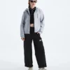 Felpa con cappuccio e zip integrale Evolution Simple Dome da donna