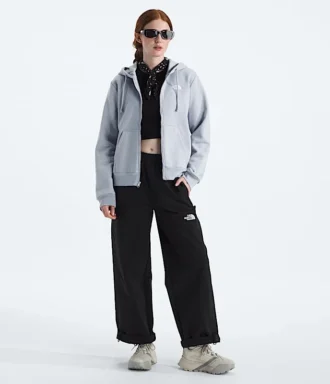 Felpa con cappuccio e zip integrale Evolution Simple Dome da donna