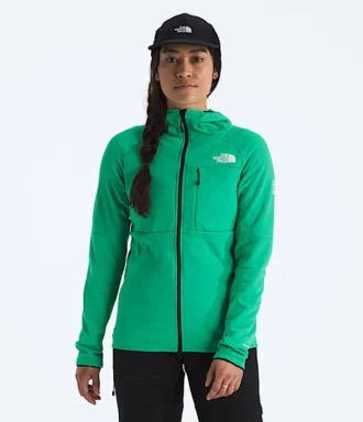Felpa con cappuccio e zip integrale FUTUREFLEECE™ della serie Summit da donna