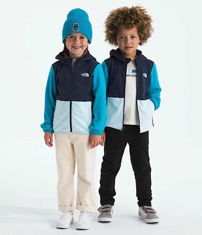 Felpa con cappuccio e zip integrale Glacier per bambini Felpa con cappuccio e zip integrale Glacier per bambini