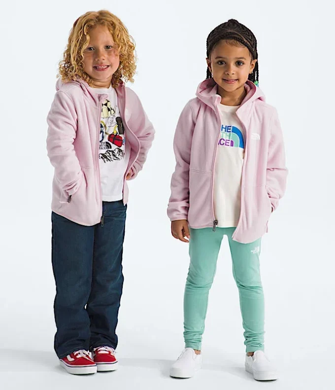 Felpa con cappuccio e zip integrale Glacier per bambini Felpa con cappuccio e zip integrale Glacier per bambini