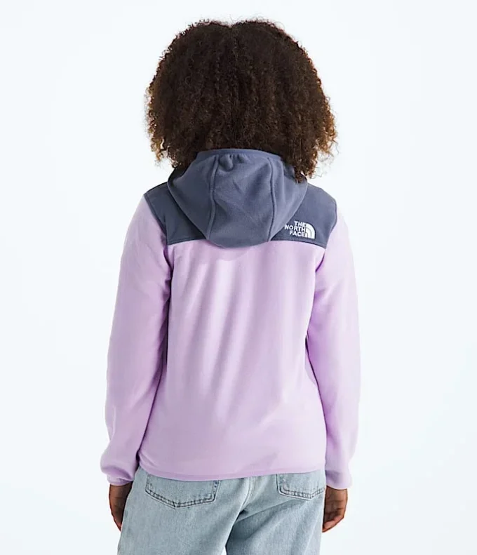 Felpa con cappuccio e zip integrale Glacier per ragazzi e ragazze Felpa con cappuccio e zip integrale Glacier per ragazzi e ragazze