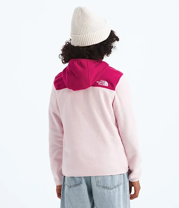 Felpa con cappuccio e zip integrale Glacier per ragazzi e ragazze Felpa con cappuccio e zip integrale Glacier per ragazzi e ragazze
