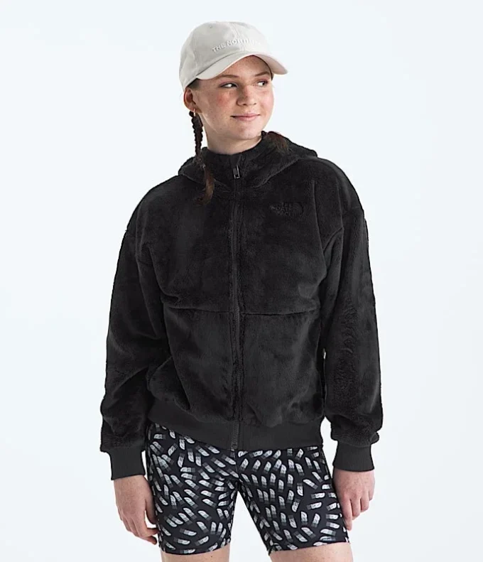 Felpa con cappuccio e zip integrale Osito da bambina Felpa con cappuccio e zip integrale Osito da bambina