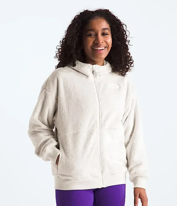 Felpa con cappuccio e zip integrale Osito da bambina Felpa con cappuccio e zip integrale Osito da bambina