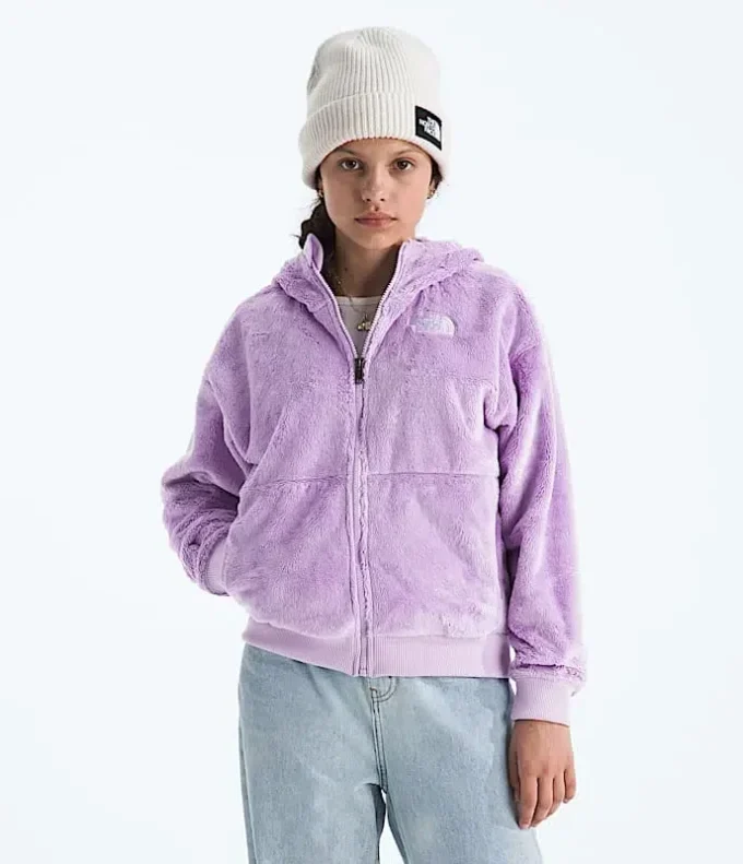 Felpa con cappuccio e zip integrale Osito da bambina Felpa con cappuccio e zip integrale Osito da bambina