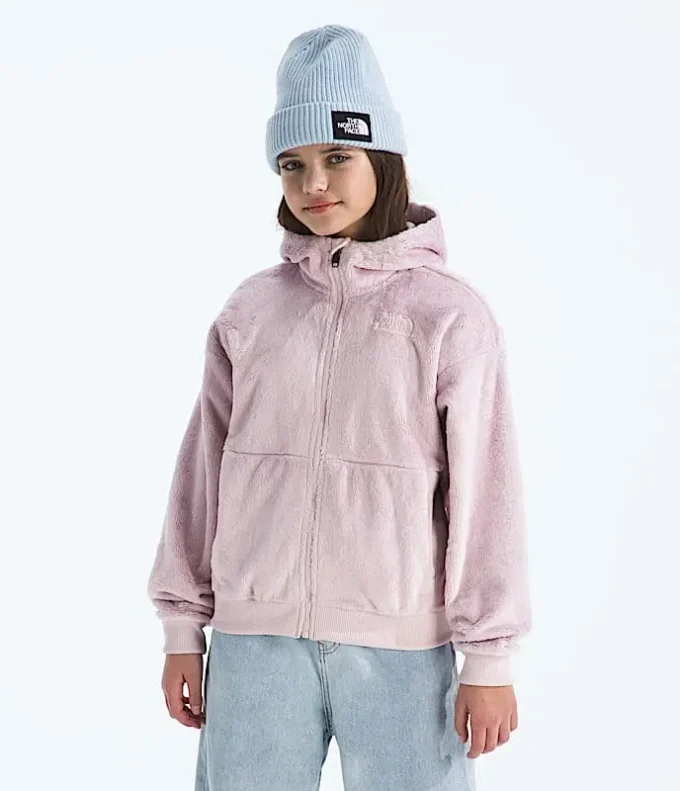 Felpa con cappuccio e zip integrale Osito da bambina Felpa con cappuccio e zip integrale Osito da bambina