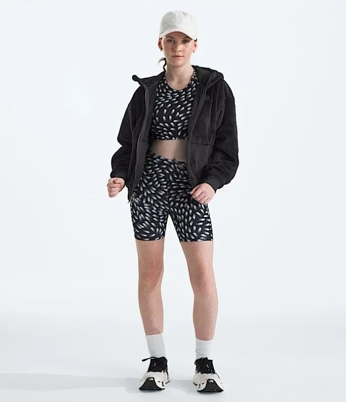 Felpa con cappuccio e zip integrale Osito da bambina Felpa con cappuccio e zip integrale Osito da bambina