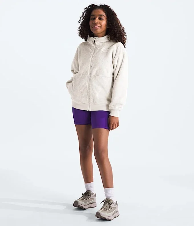 Felpa con cappuccio e zip integrale Osito da bambina Felpa con cappuccio e zip integrale Osito da bambina