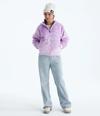 Felpa con cappuccio e zip integrale Osito da bambina