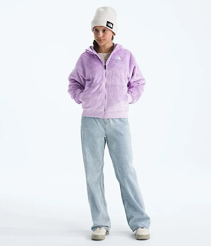 Felpa con cappuccio e zip integrale Osito da bambina Felpa con cappuccio e zip integrale Osito da bambina