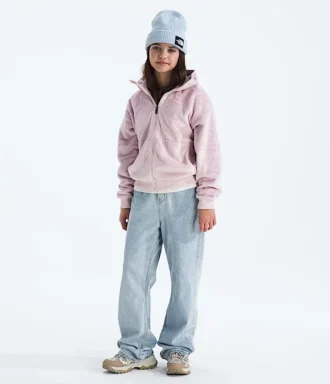 Felpa con cappuccio e zip integrale Osito da bambina