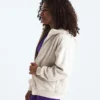 Felpa con cappuccio e zip integrale Osito da bambina Felpa con cappuccio e zip integrale Osito da bambina