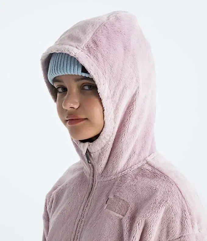 Felpa con cappuccio e zip integrale Osito da bambina Felpa con cappuccio e zip integrale Osito da bambina