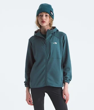 Felpa con cappuccio e zip integrale TNF™ Performance Fleece da donna