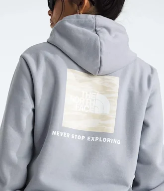 Felpa con cappuccio Evolution Box NSE Fill Light da donna – Grafica