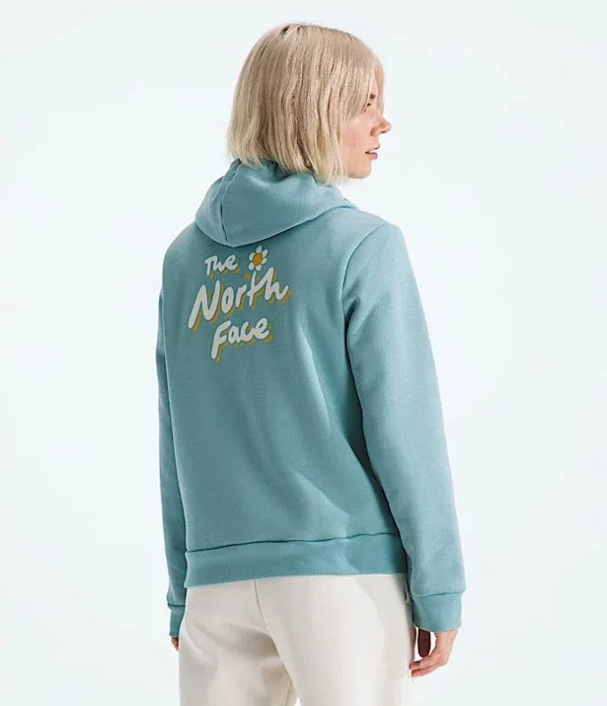 Felpa con cappuccio Evolution Floral-Cloud da donna — Grafica