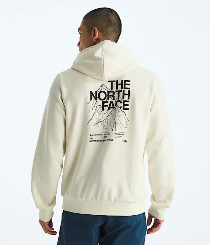 Felpa con cappuccio Evolution Half Dome da uomo — Grafica Felpa con cappuccio Evolution Half Dome da uomo — Grafica