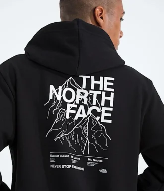 Felpa con cappuccio Evolution Half Dome da uomo — Grafica