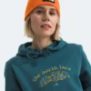 Felpa con cappuccio Evolution Retro-Growth da donna — Grafica