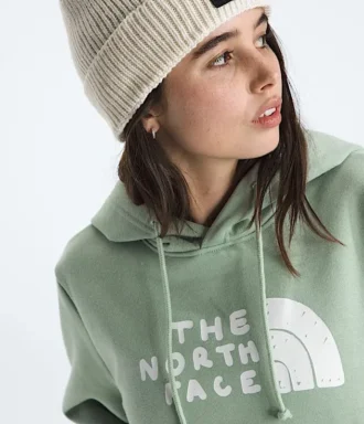 Felpa con cappuccio Evolution Sketch Logo Half Dome da donna — Grafica