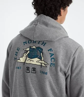 Felpa con cappuccio Evolution Travel-Cloud da uomo — Grafica