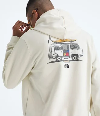 Felpa con cappuccio Evolution Van Life da uomo — Grafica