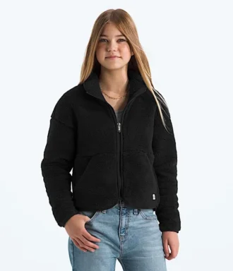 Giacca Cabin Fleece con zip integrale da bambina
