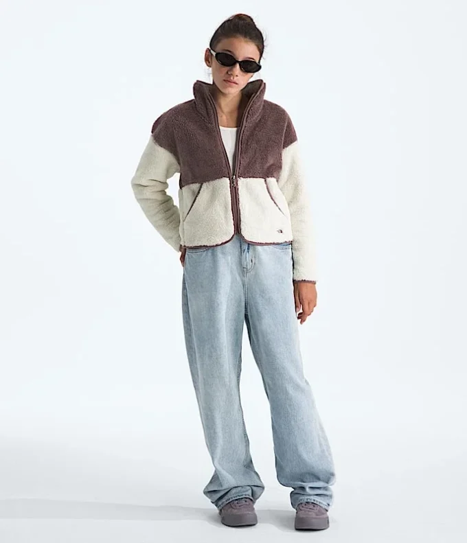 Giacca Cabin Fleece con zip integrale da bambina Giacca Cabin Fleece con zip integrale da bambina
