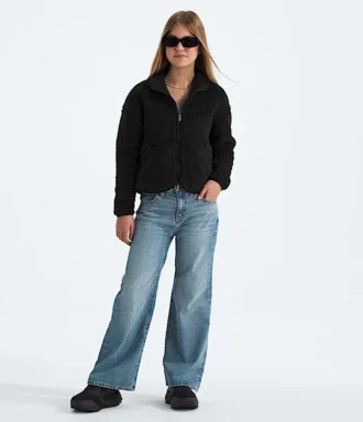 Giacca Cabin Fleece con zip integrale da bambina